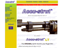 Tablet Screenshot of accu-strut.com
